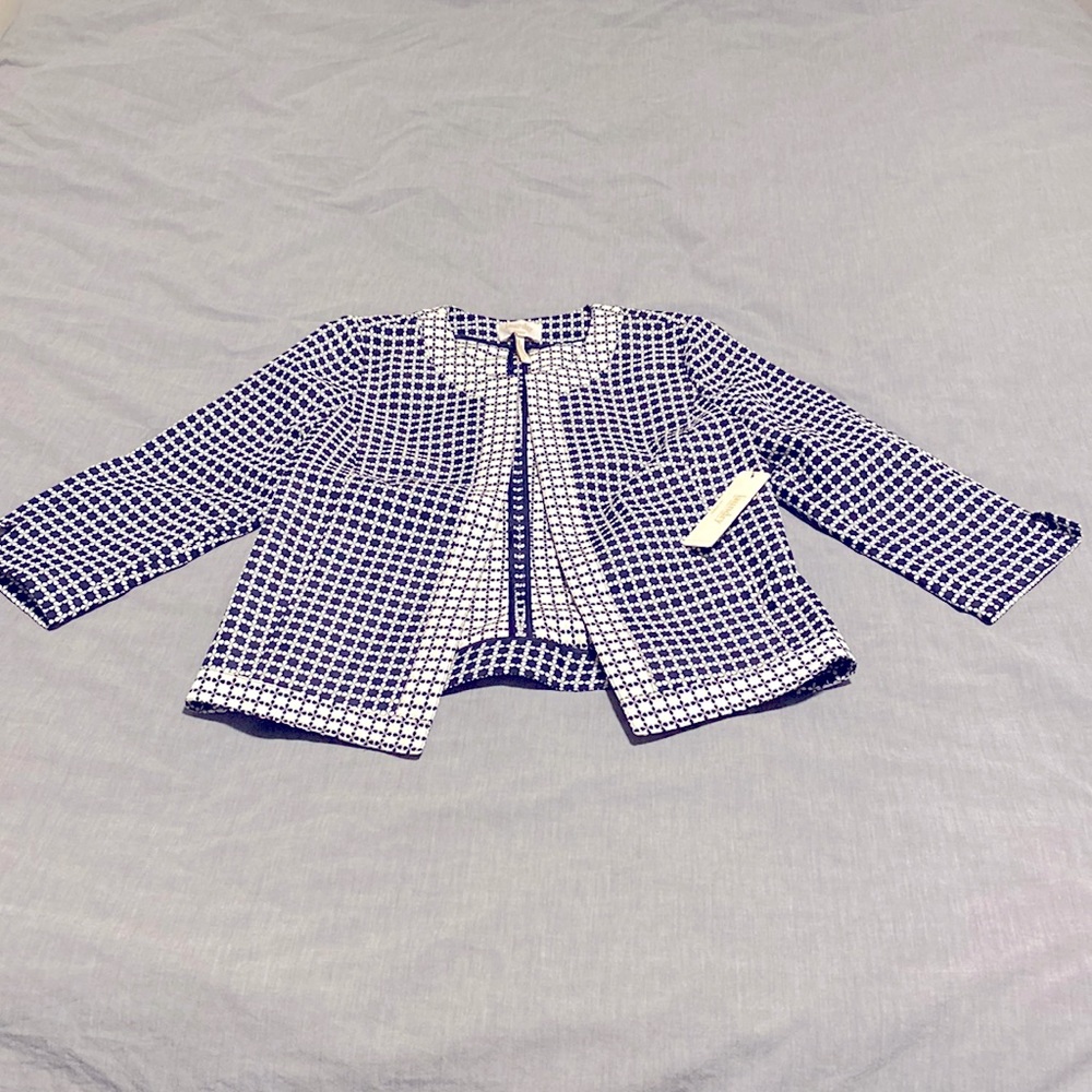 Laundry by Shelli Segal inkblot multi jacket